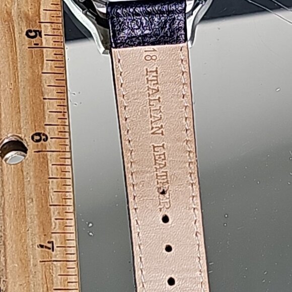 Game Time New York Yankees Agent Series Watch Analog Blue Italian Leather Band - Picture 10 of 12